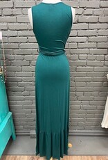 Dress Maxine HGreen Wrap Tie Maxi Dress