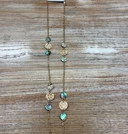 Jewelry Long Gold Circle Necklace