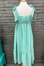 Dress Dale Mint Crochet Lace Midi Dress