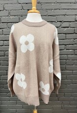 Sweater Jadie Floral Sweater- OneSize