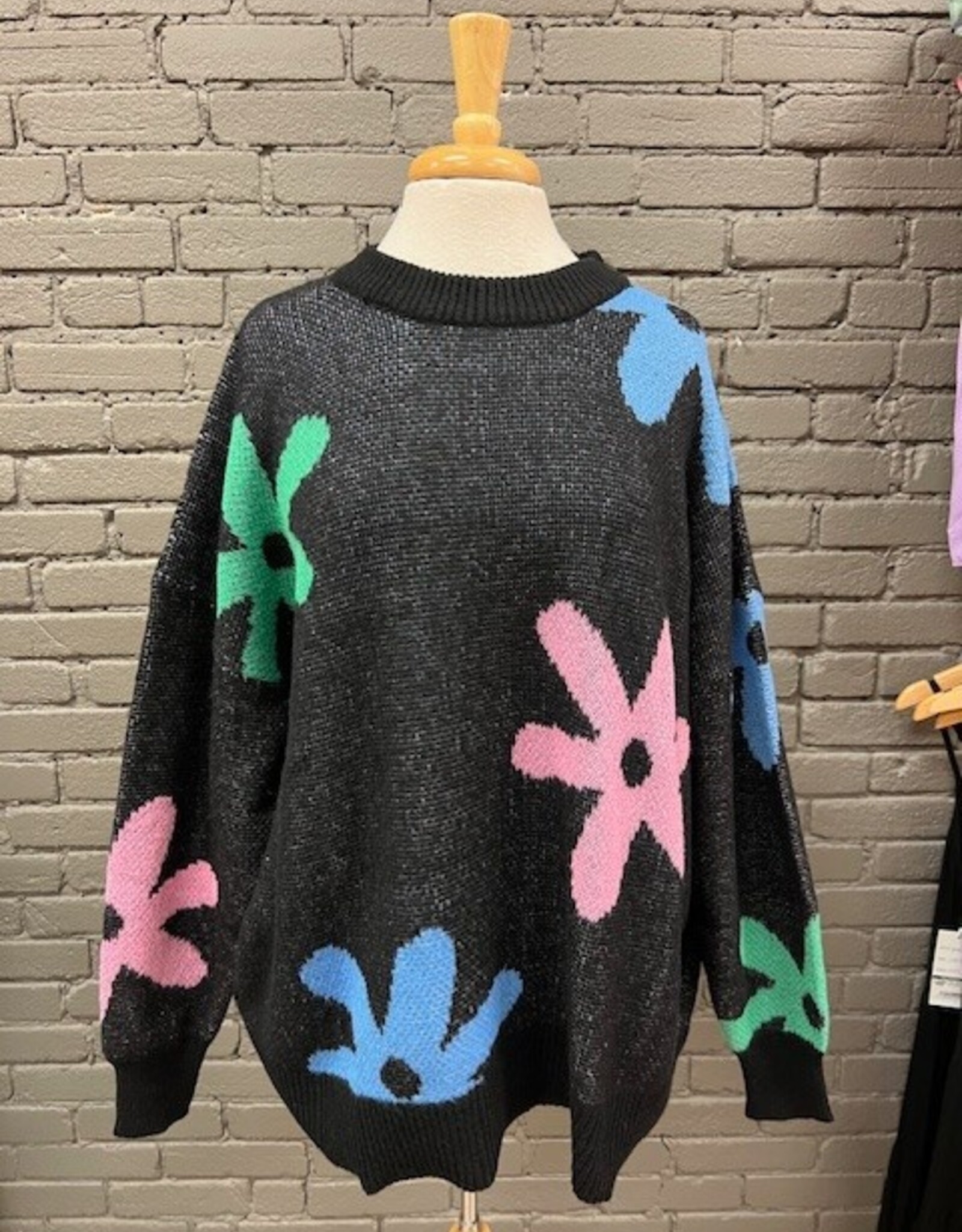 Sweater Jadie Floral Sweater- OneSize