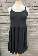 Dress Peyton Lace Back Black Dress