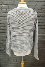 Sweater Austin Star Crochet Long Sleeve Sweater