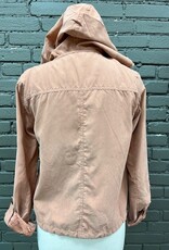 Jacket Ariel Sienna Zip Snap Hood Jacket