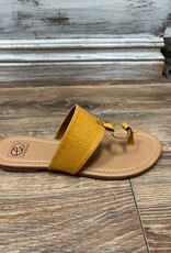 Sandal Lexi Mustard Croc Ring Sandal