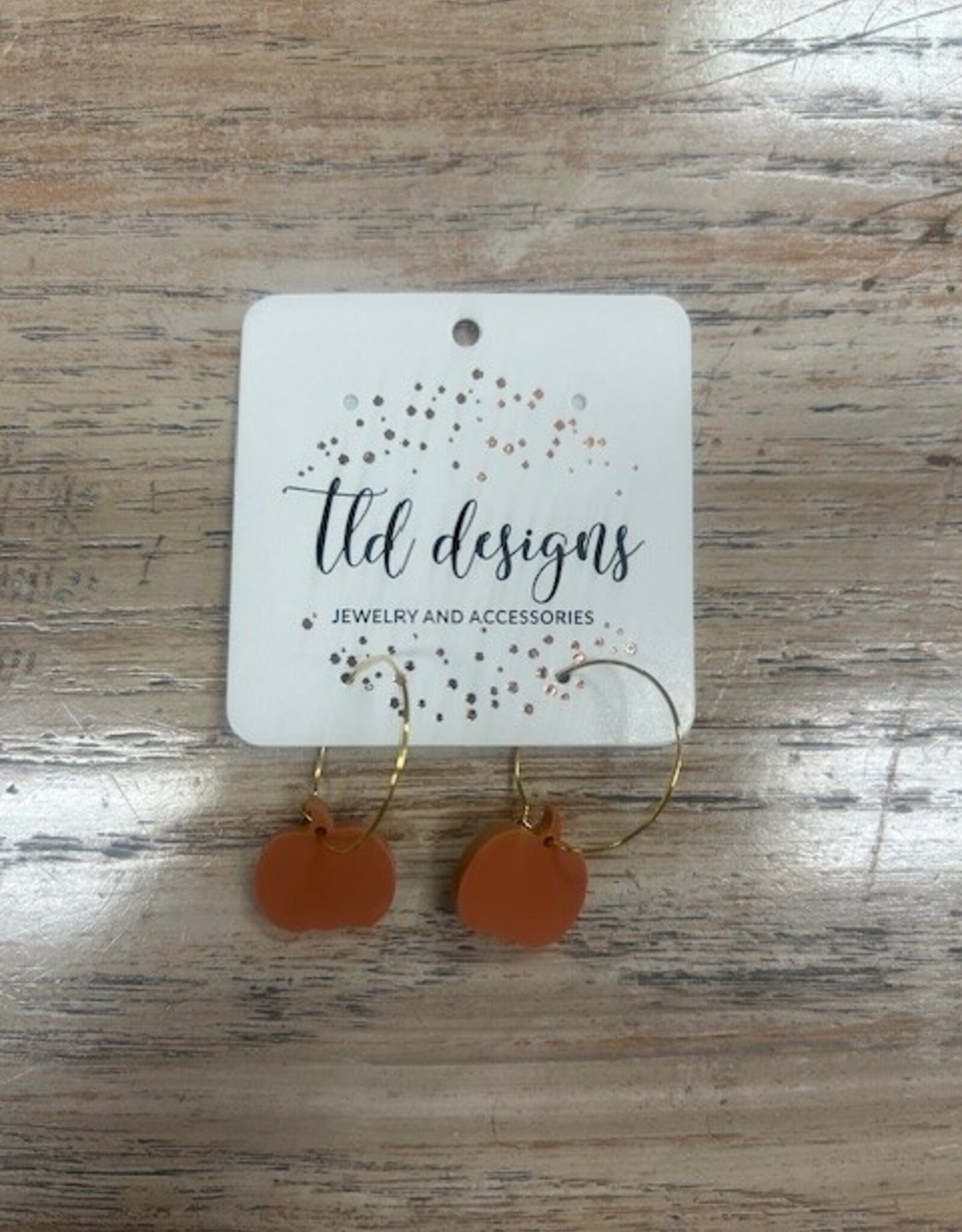 Jewelry TLD Acrylic Pumpkins Earrings