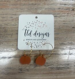 Jewelry TLD Acrylic Pumpkins Earrings