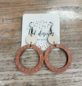 Jewelry TLD Boho Terracotta Hoop Earrings