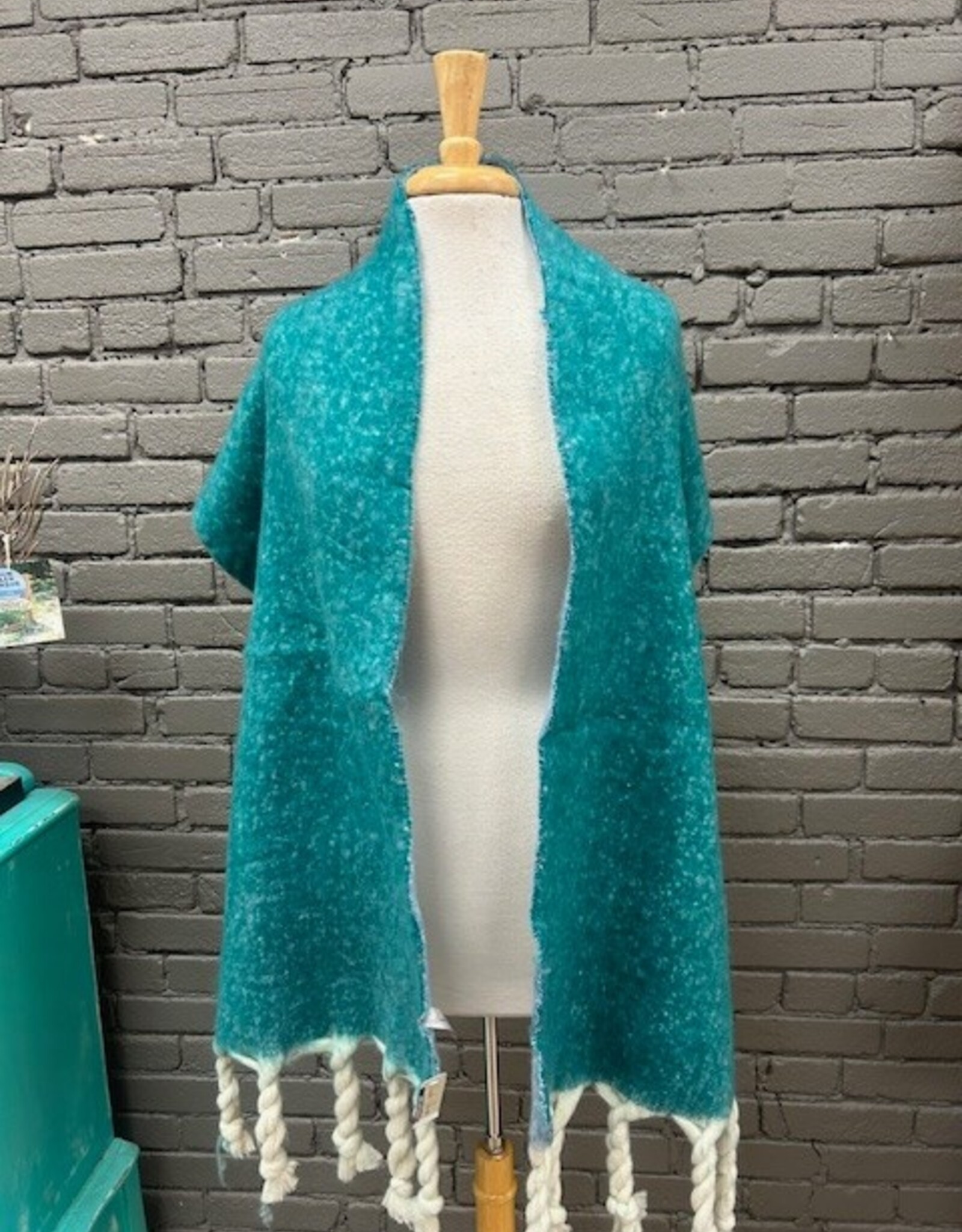 Scarf Long Multicolor Tassel Scarf