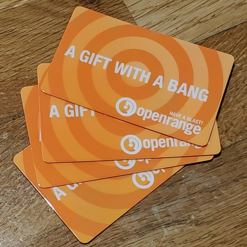 Openrange Gift Card - $50 Value