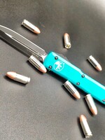 Microtech Microtech ULTRATECH, Turquoise frame, blade - double edge black standard