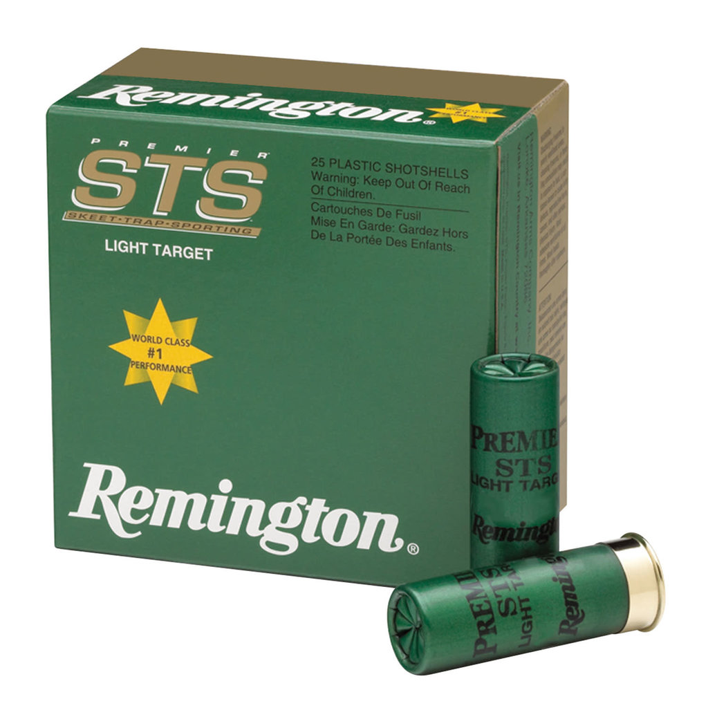 Remington Ammo, Remington Premier STS Target Load, 12ga, 2.75", 1 1/8 oz 7.5 Shot, 25 Box **Not for use at Openrange**