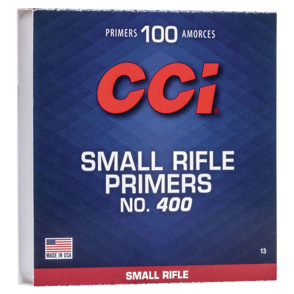 CCI CCI Standard Rifle No. 400 Small Rifle Primer Multi-Caliber Rifle 1000 Per Pack