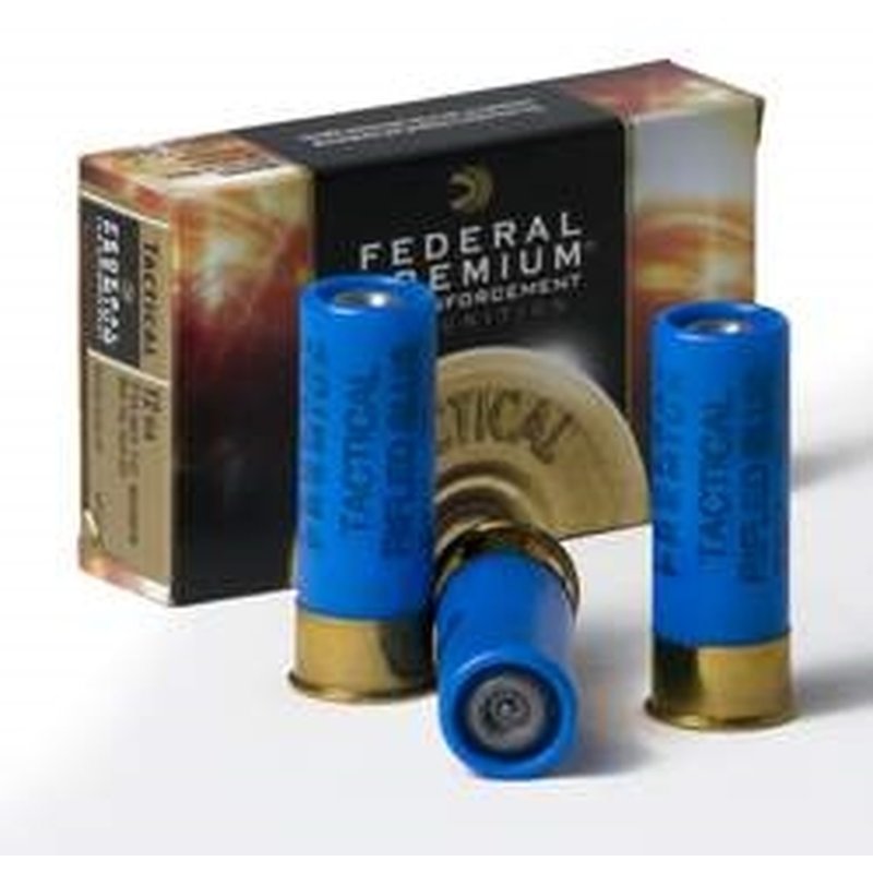 Federal Ammo, Federal Premium Tactical LE, 12ga, 2 3/4'', 1oz rifled slug, 5 round box