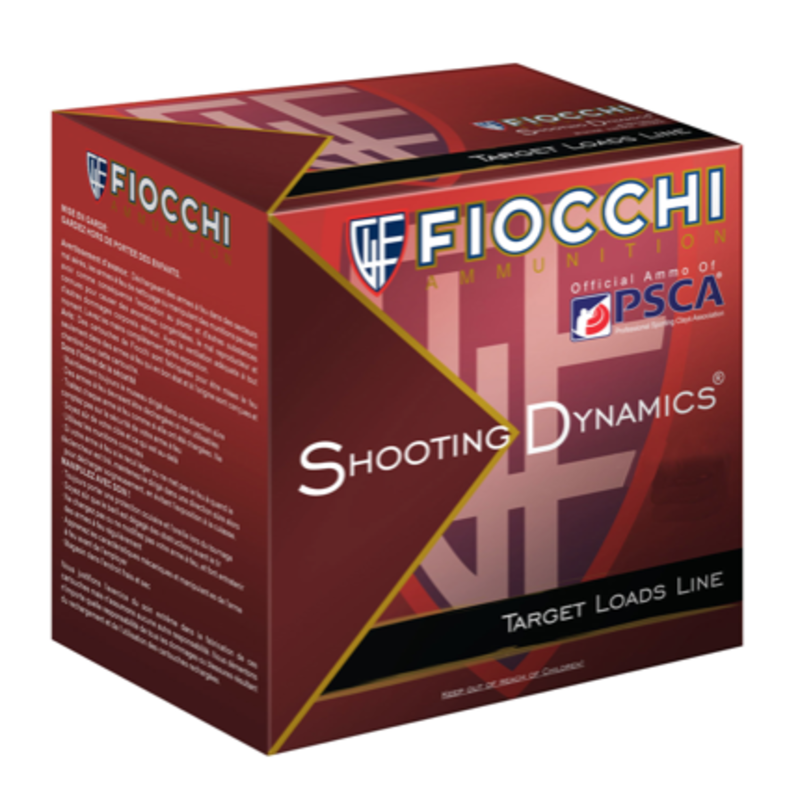 Fiocchi Ammo, Fiocchi Shooting Dynamics 12 Gauge 2.75" 1 1/8 oz 8 Shot 25 Bx