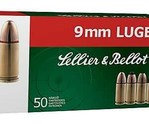 Ammo, S&B 9mm, 124gr, 50 round box