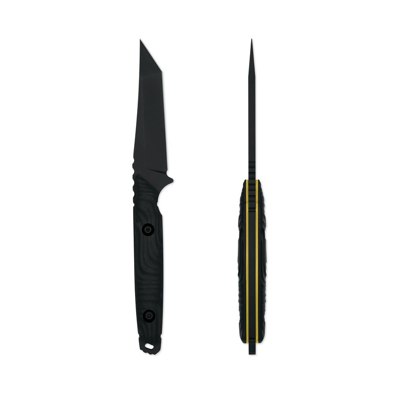 Toor Knives Toor Kingpin G-10, Yellow Inlay