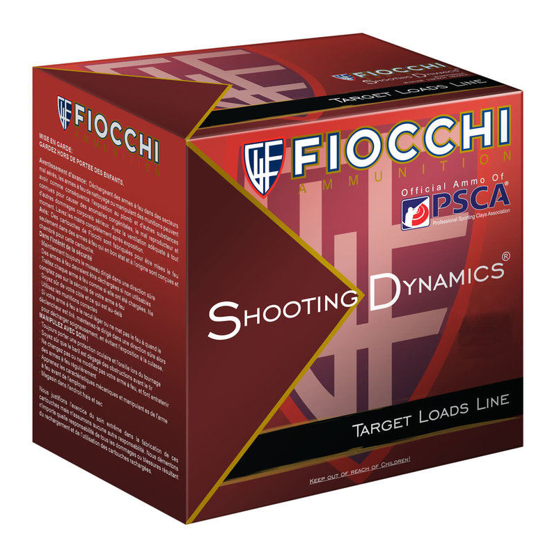 Fiocchi Ammo, Fiocchi Shooting Dynamics Target Load 12 Gauge 2.75" 1 oz 7.5 Shot 25 Bx ** Not for use at Openrange **