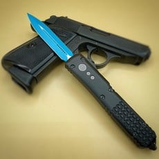Microtech Microtech ULTRATECH, Jedi Knight, Double edge blue blade, black frame