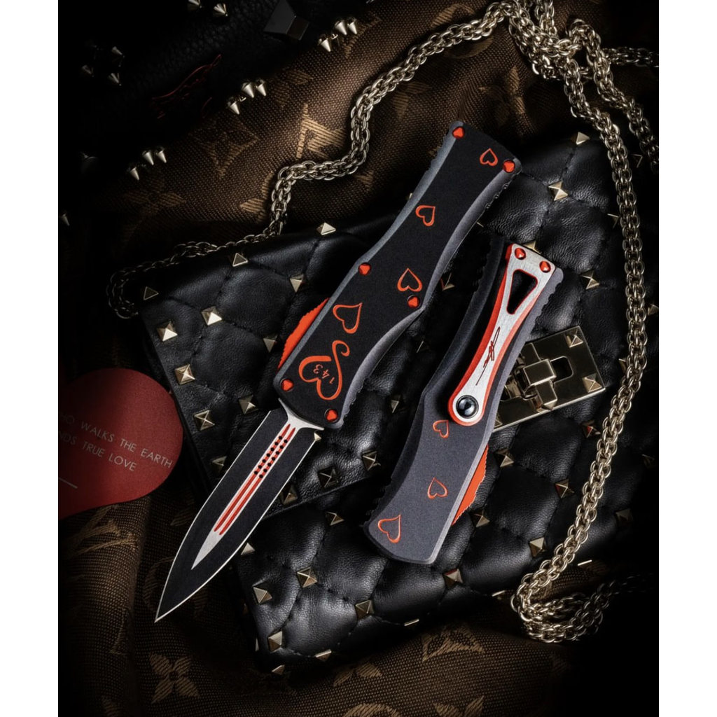 Microtech Microtech Limited Edition HERA Twin Flames Set, Double Edged