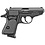 Walther PPK, Steel, Compact, 380ACP, 3.3" Barrel, Black, Fixed Sights, 6 Rounds, 2 Magazines