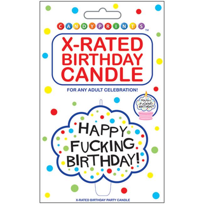 Happy Fucking Birthday Candle