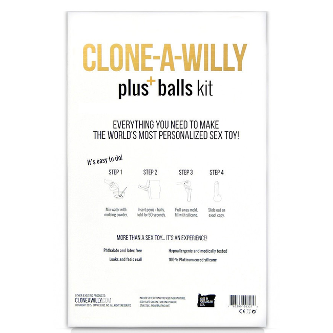 Empire Labs Clone-A-Willy Plus Balls Kit