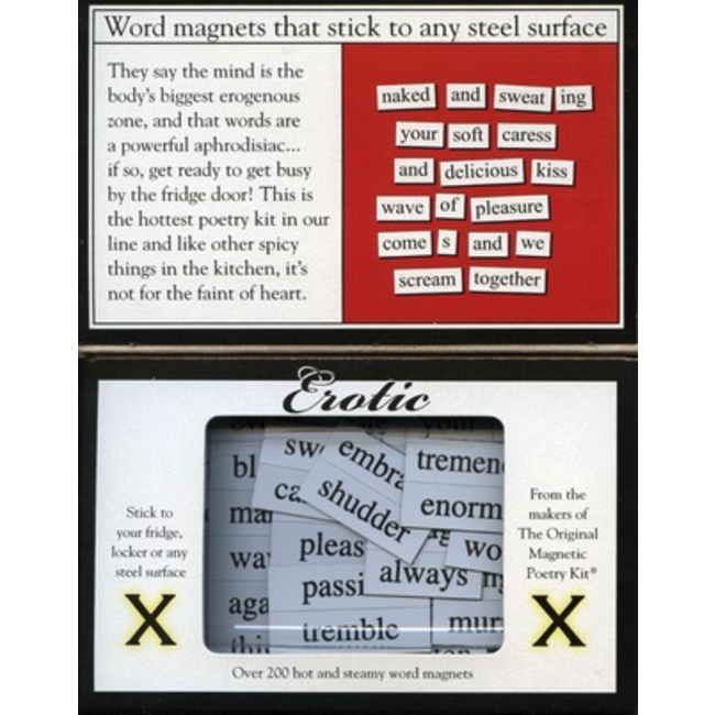 Magnetic Poetry Kit: Erotic X Edition