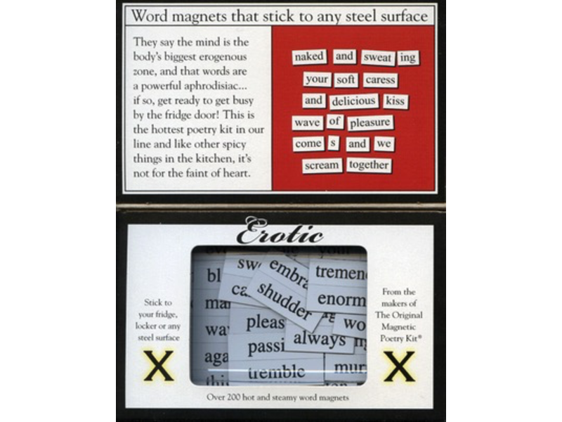 Magnetic Poetry Kit - Erotic Edition
