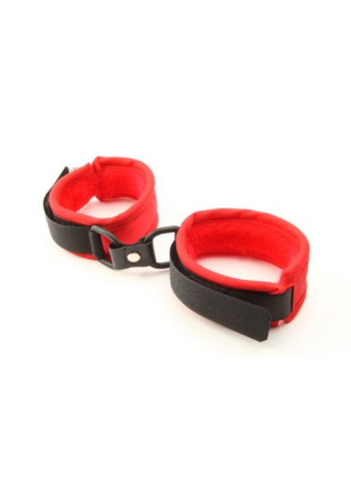 Red Faux Fur Handcuffs