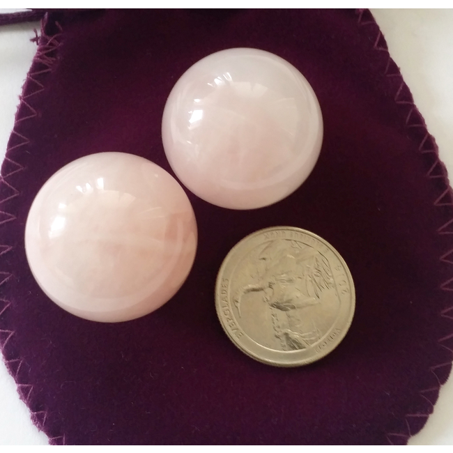 Polar Jade Rose Quartz Ben Wa Balls