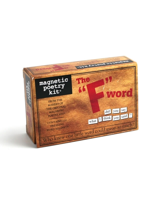 Magnetic Poetry Kit: The "F" Word