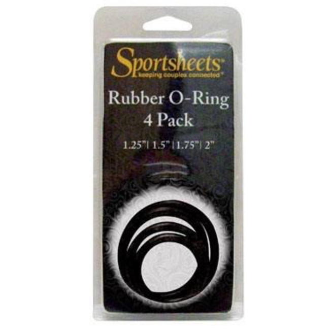 Sportsheets Rubber O-Ring 4 Pack