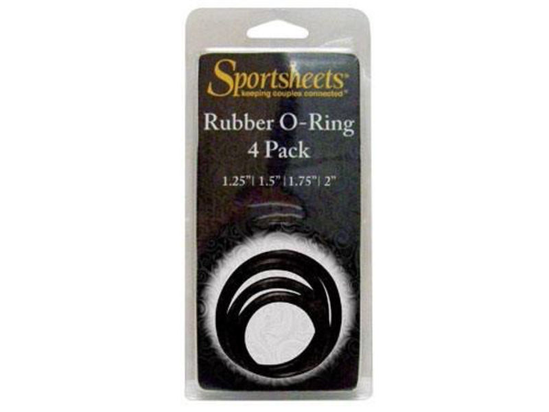 Sportsheets Sportsheets Rubber O-Ring 4 Pack