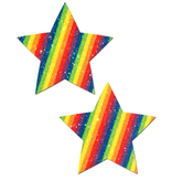 Eldorado Pastease Glitter Rainbow Star Pasties