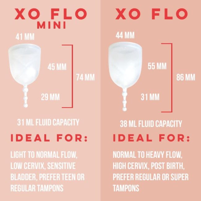 GladRags XO Flo Mini Menstrual Cup
