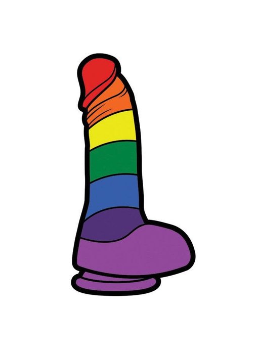 Rainbow Dildo Pin