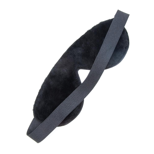 Stockroom Fleece-Lined Leather Blindfold