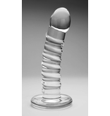 Spartacus Spartacus Blown Basic Curve Spiral Glass Dildo