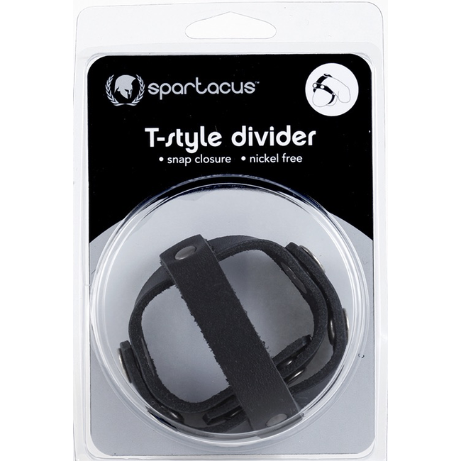 Spartacus Leather T-Style Ball Divider