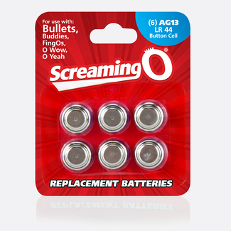 Screaming O Screaming O AG13 Button Cell Batteries (Pack of 6)