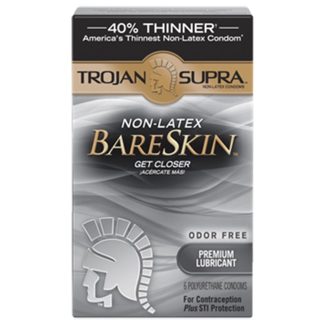 Trojan Supra Microsheer Lubricated Polyurethane Condoms