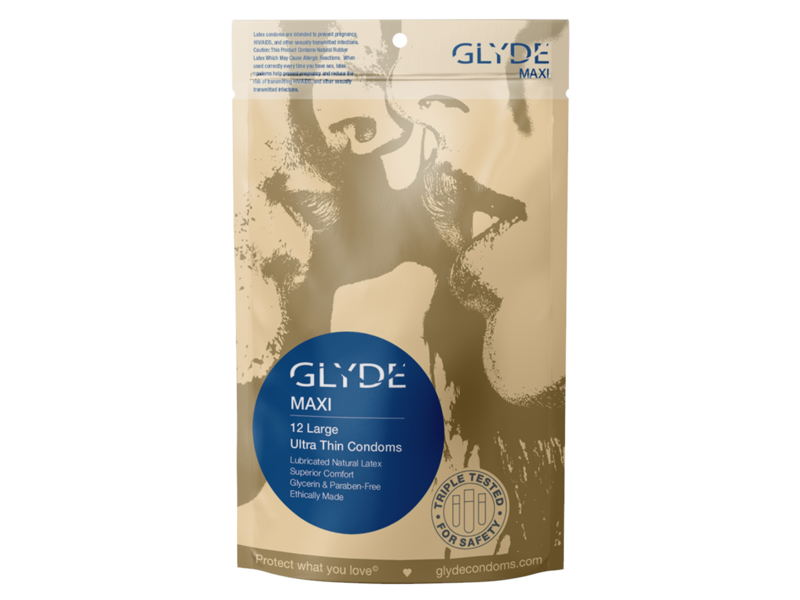 Glyde Maxi Large Condoms (12 pack)