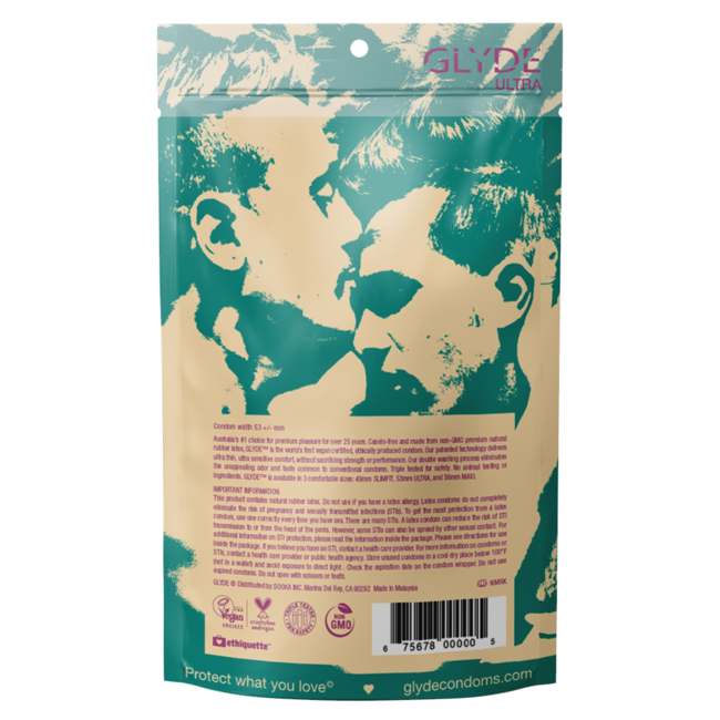 Glyde Ultra Thin Condoms (12 pack)