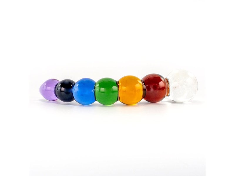 Crystal Delights Rainbow Bubble Dildo