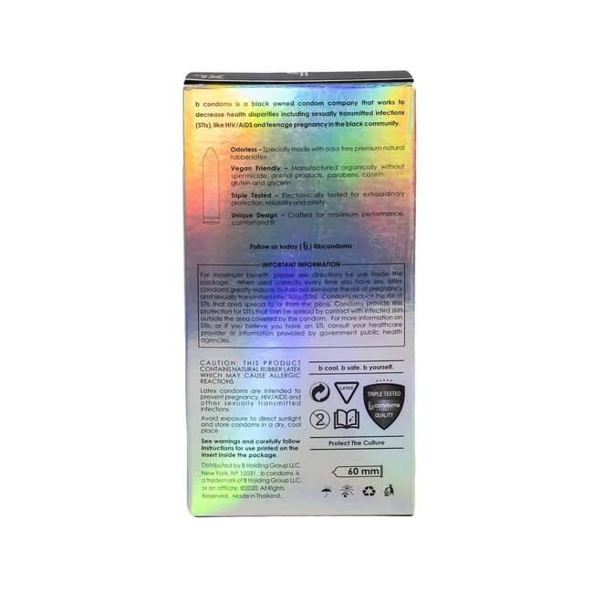 b condoms Platinum XL (12 pack)