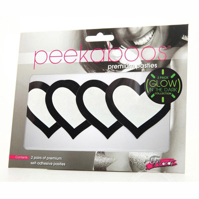 Glow-in-the-Dark Hearts Pasties