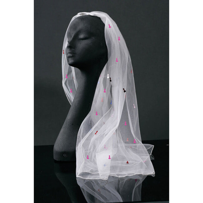 Bachelorette Party Pecker Veil