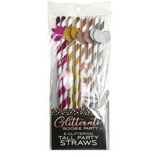 Boobie Party Straws