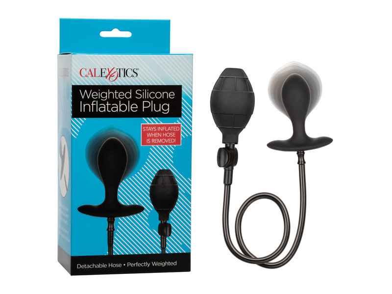 California Exotics California Exotics  Weighted Silicone Inflatable Plug